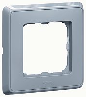 Рамка горизонтальная Legrand Cariva 1-м. жемчужно-серый картинка